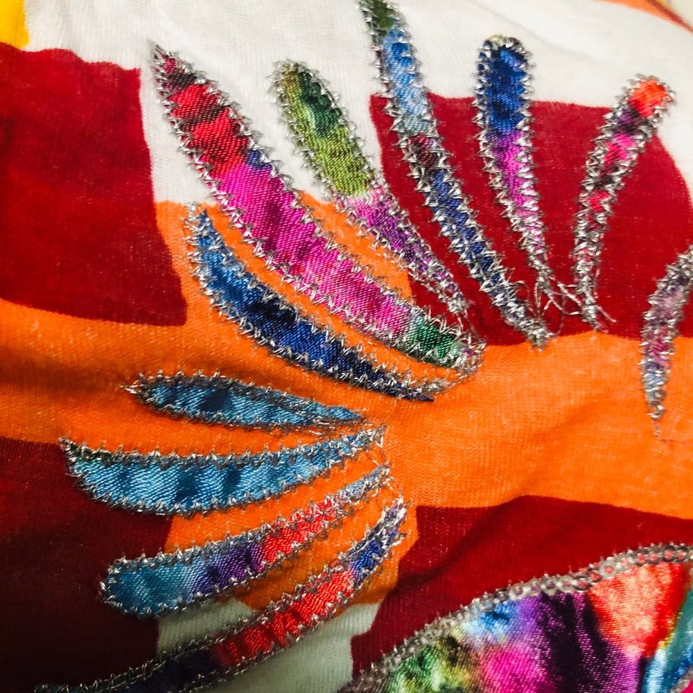 Desigual Patchwork Sequined Tank Top - image 5